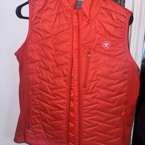 Ariat Vibrant Orange Quilted Vest